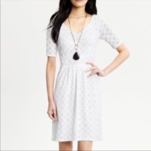 Banana Republic white dress